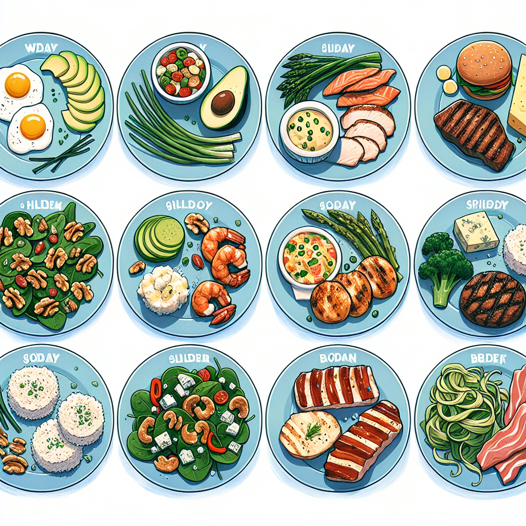 Keto meal plan